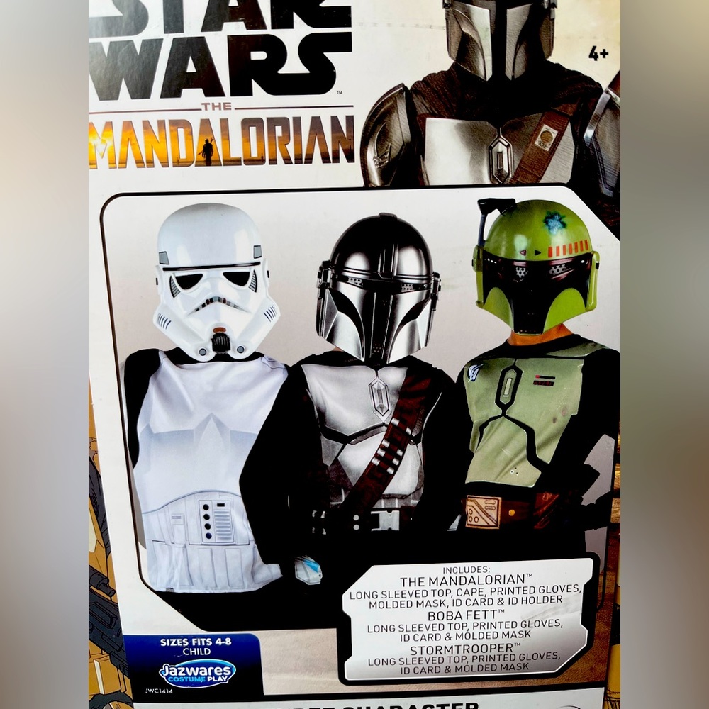 Star Wars 3 Disney Costumes size Medium 4-8